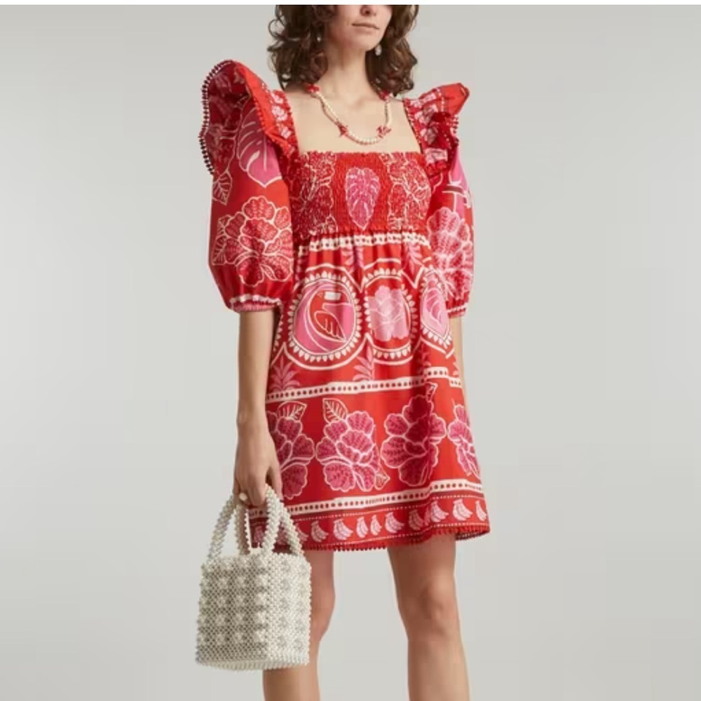 FARM Rio Summer Sunrise Mini-Dress